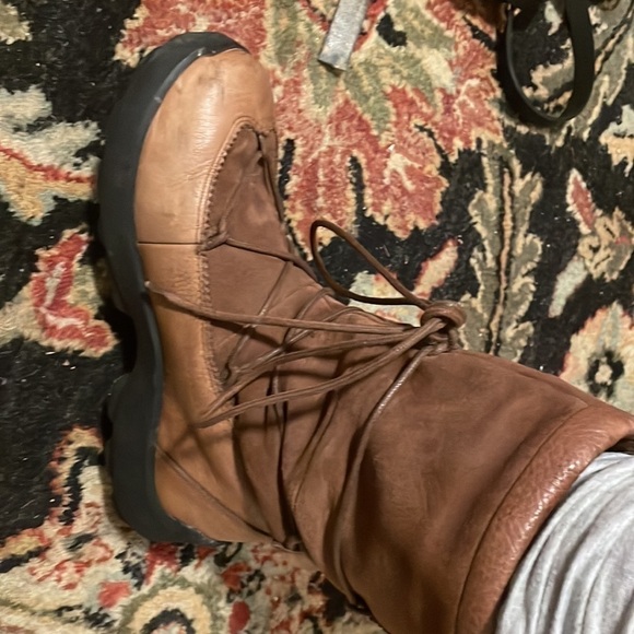 🤩host Pick🤩 90’S Kamik Leather Suede Wrap Around Lace Winter Boots - Picture 10 of 11